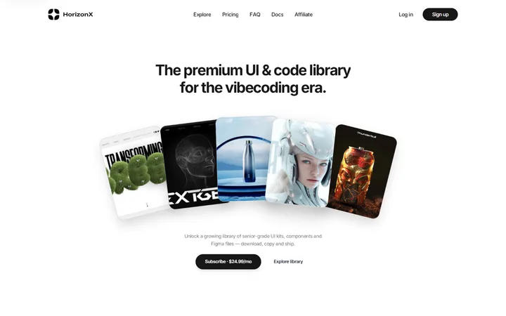 HorizonX website
