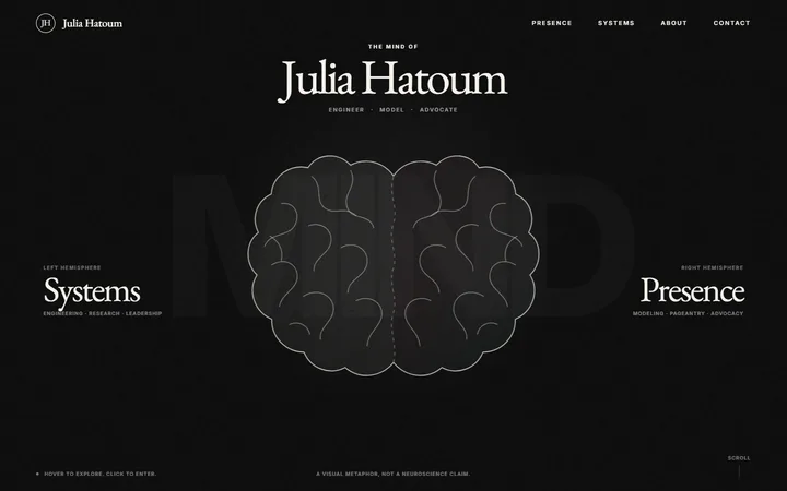 Julia Hatoum website